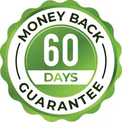 HoneyPower 60-day money-back guarantee badge